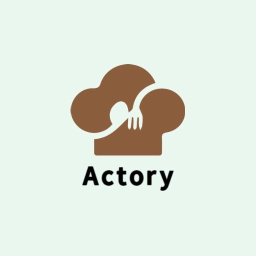 Rustic Brown Chef Hat Design for Kitchenware Logo Template