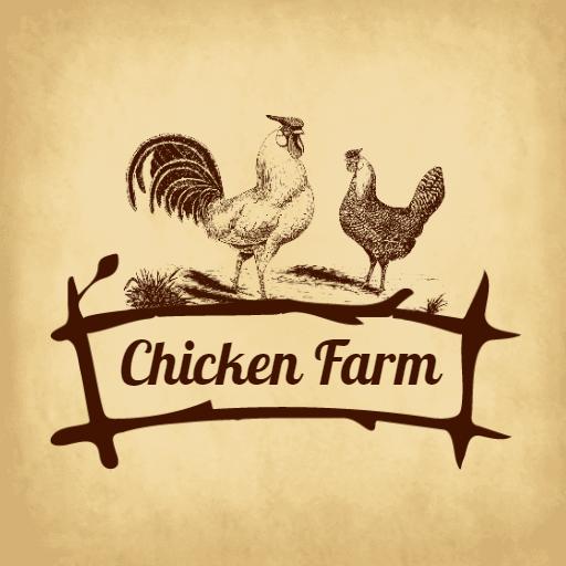 Rustic Chicken Farm Design Showcasing Agricultural Heritage Logo Template