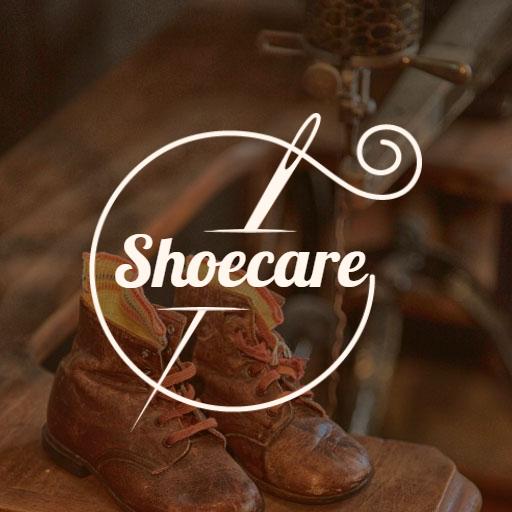 Rustic Vintage Leather Boots Representing Shoemaker Logo Template