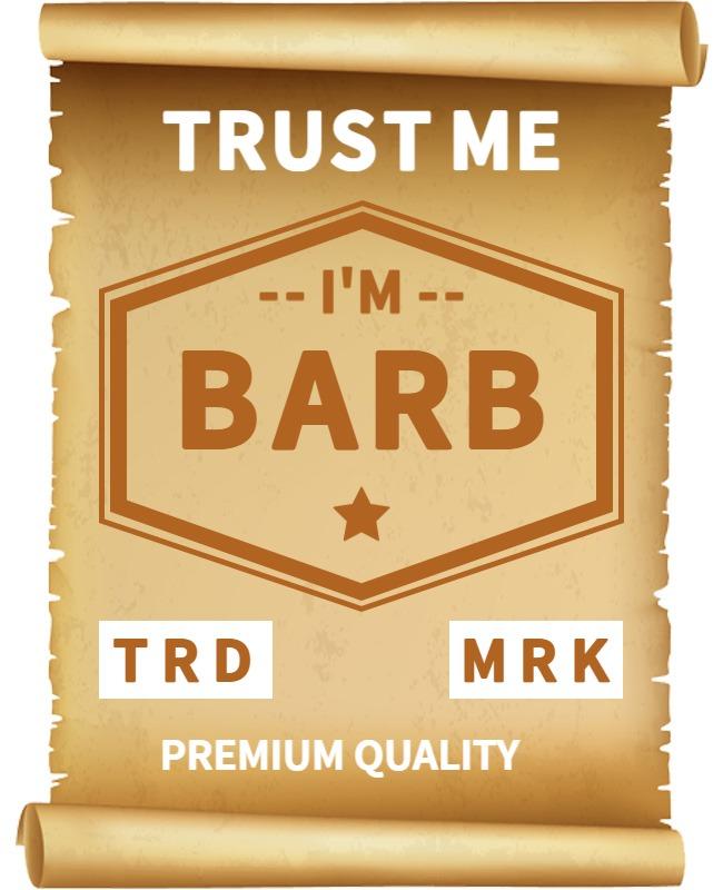 Rustic Vintage Trust Me Premium Quality Poster Template