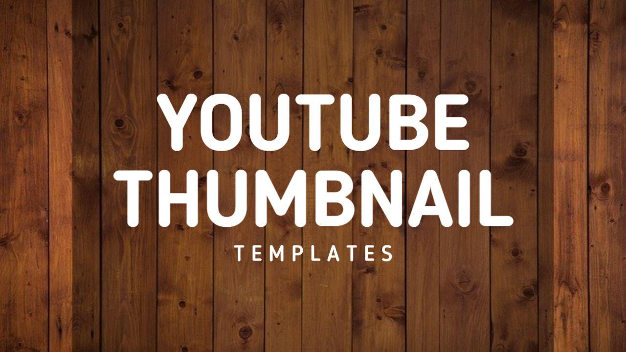 Rustic Wooden Background Trending YouTube Thumbnail Template