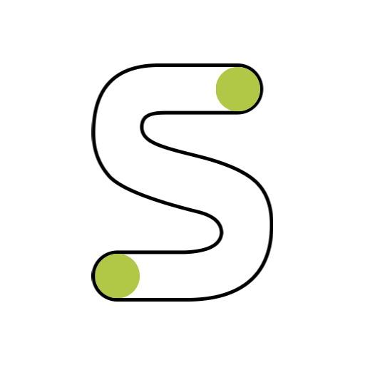 S Letter Design Featuring Vibrant Green and Minimalist Style Logo Template