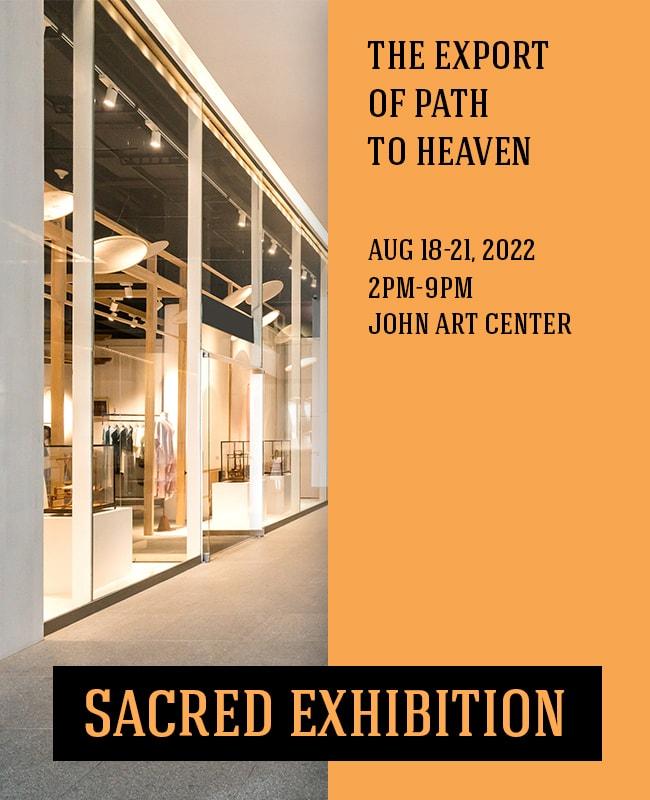 Sacred Art Exhibition Event Flyer Template