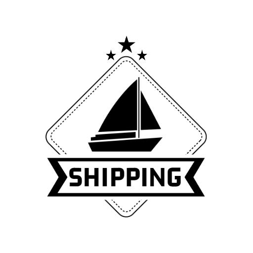 Sailboat Design Highlighting Efficient Shipping Solutions Logo Template