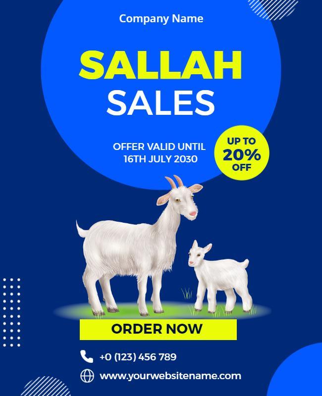 Sallah Sales Discount Event Flyer Template