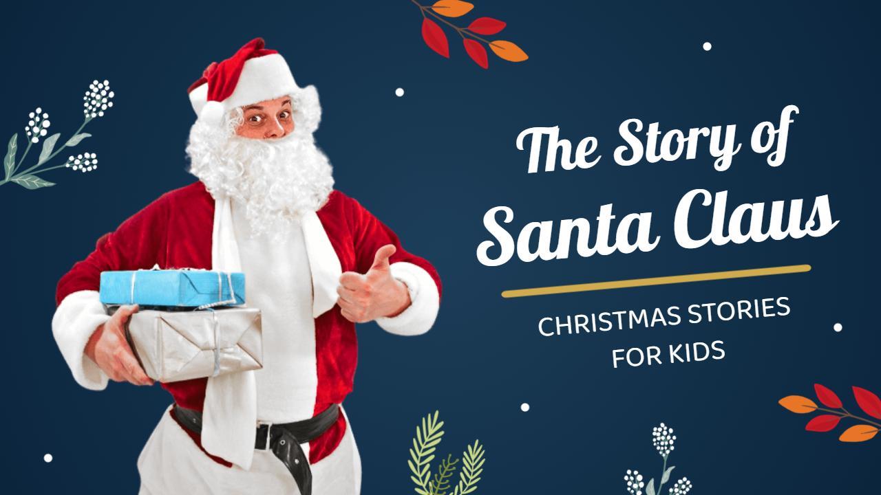 Santa Claus Storytime Holiday YouTube Thumbnail Template