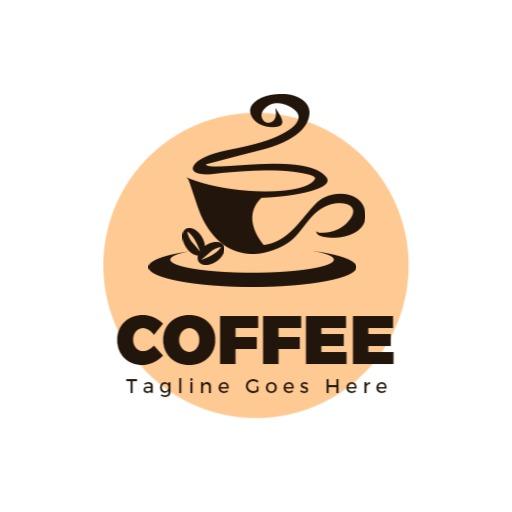 Savor Rich Flavors of Freshly Brewed Coffee Logo Template