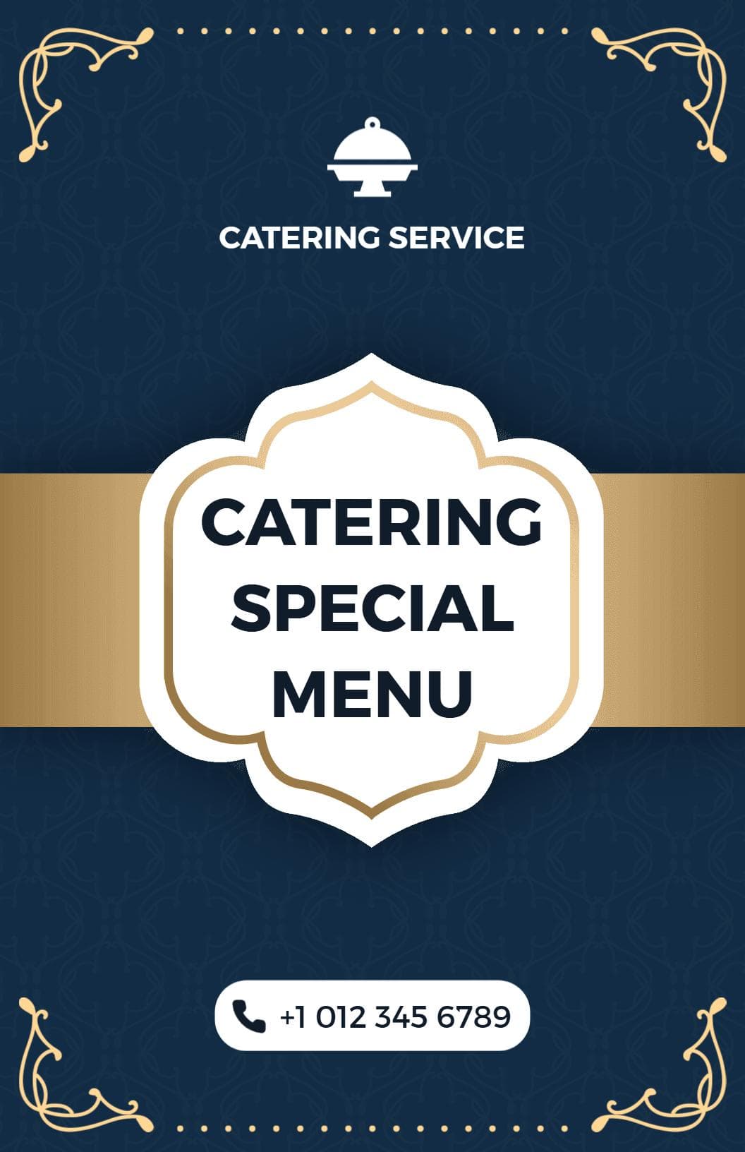 Savory Platter Selections for Elegant Events Catering Menu Template