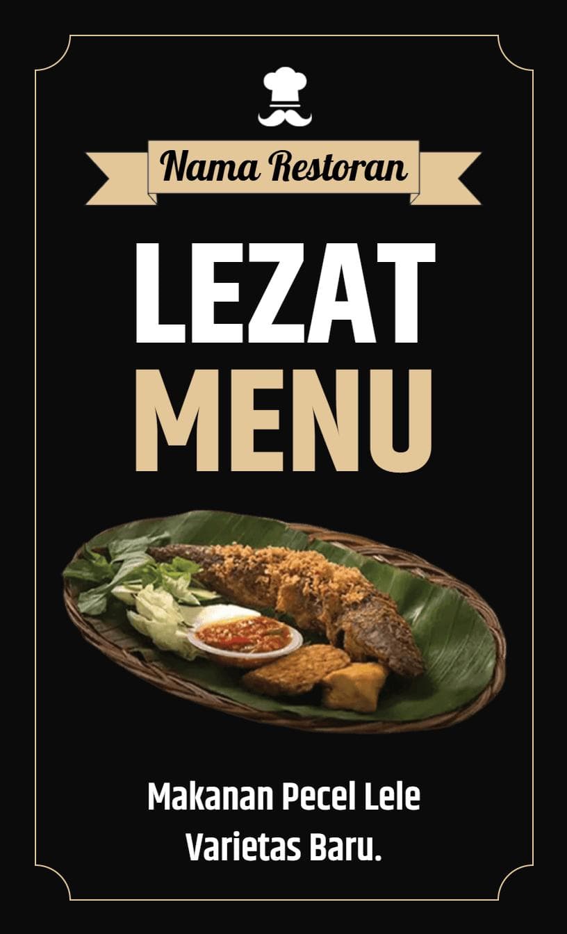 Savory Seafood Dishes Featuring Grilled and Fried Favorites Menu Template