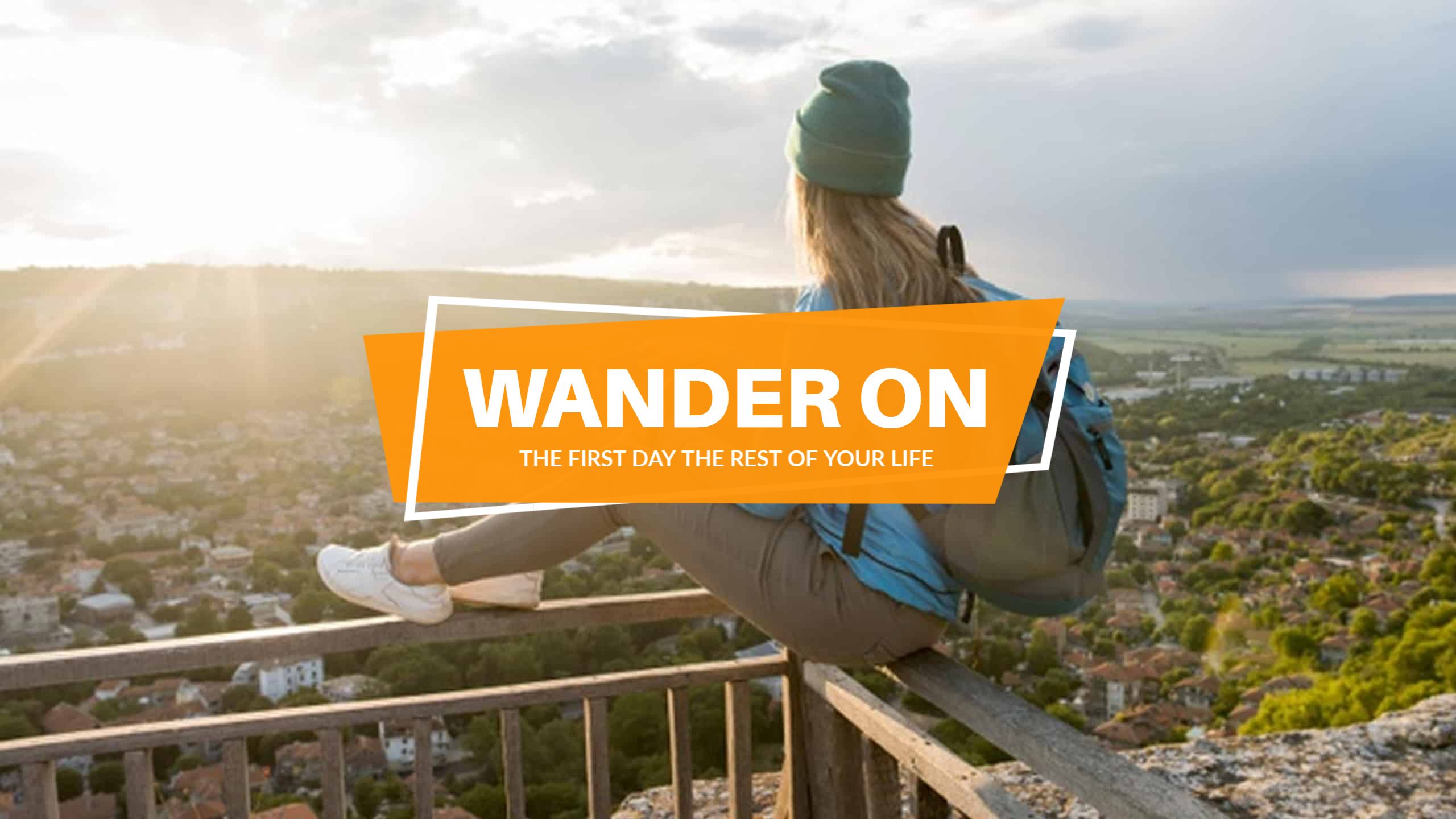 Scenic Adventure with Inspirational Quote for YouTube Banner Template
