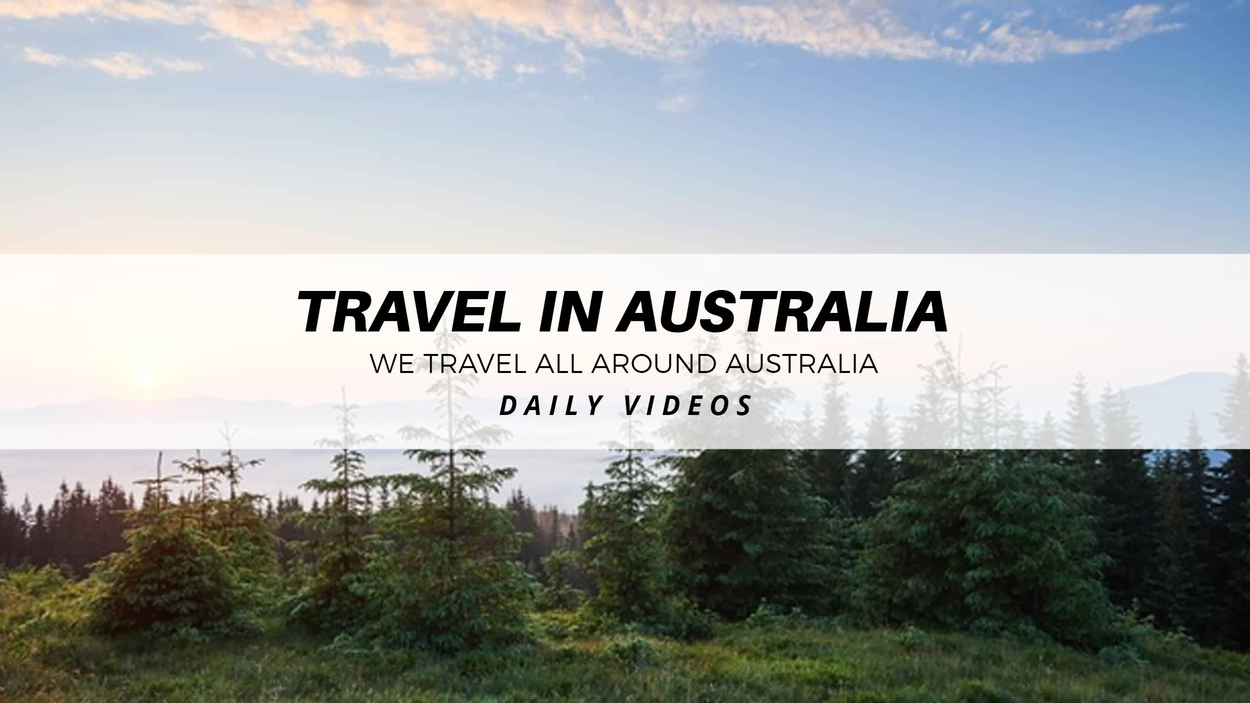 Scenic Australian Landscapes for Travel Enthusiasts Banner Template