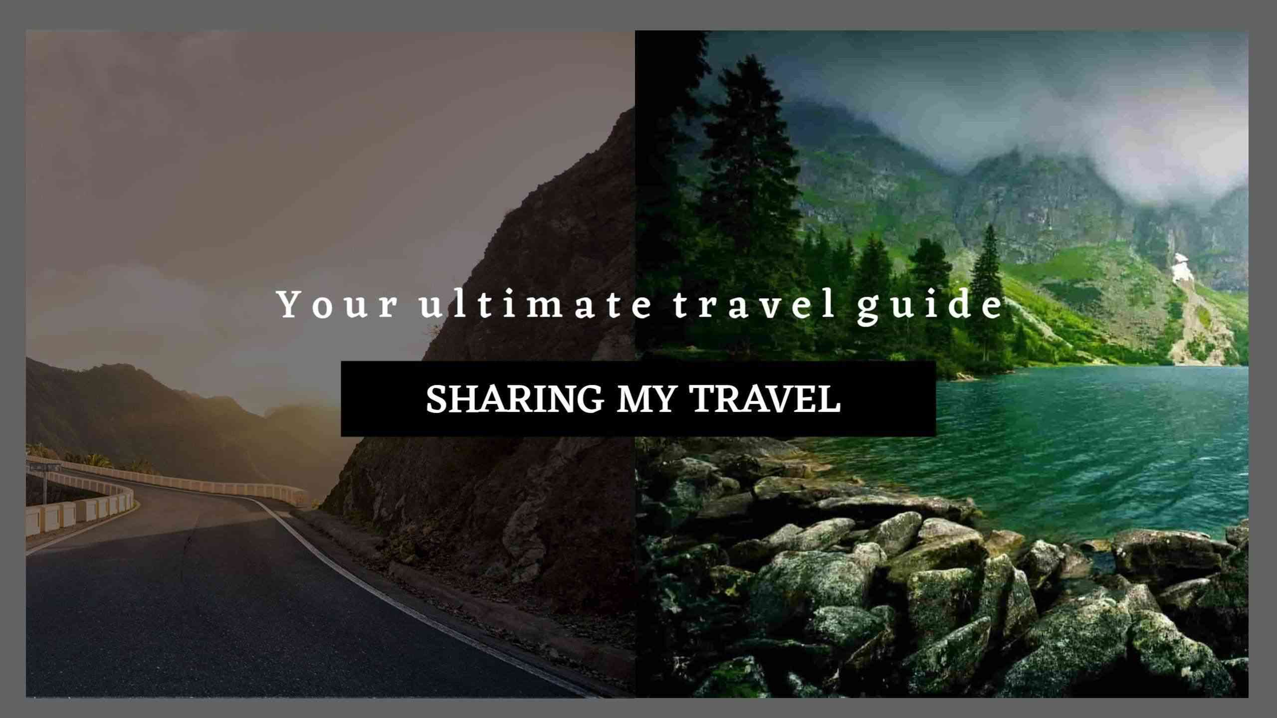 Scenic Mountain View and Road Adventure Travel Banner Template