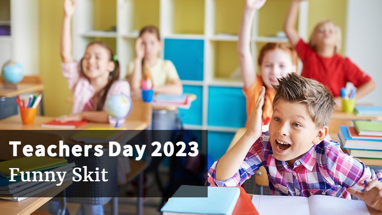 School Classroom Funny Skit Performance YouTube Thumbnail Template