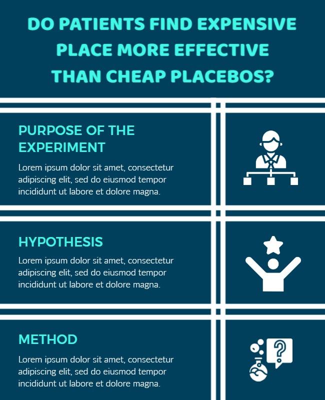 Scientific Research Experiment Analysis Infographic Poster Template