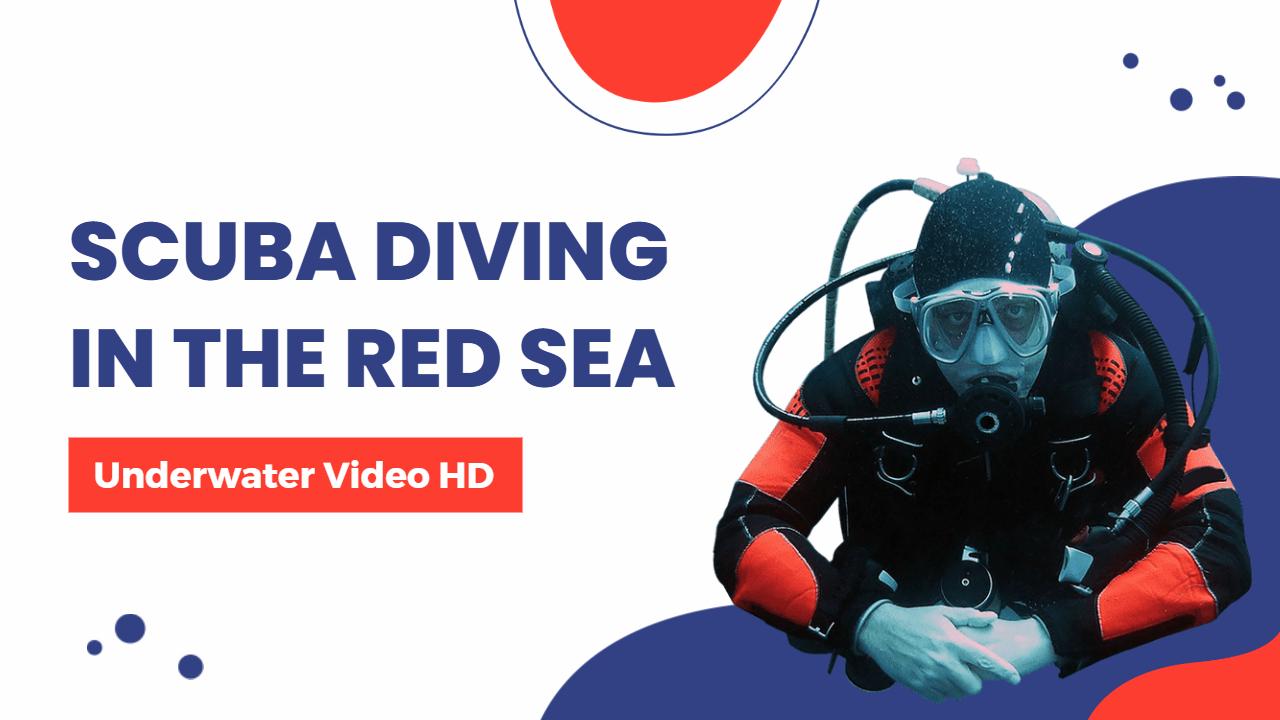 Scuba Diving Adventure in the Red Sea Travel YouTube Thumbnail Template
