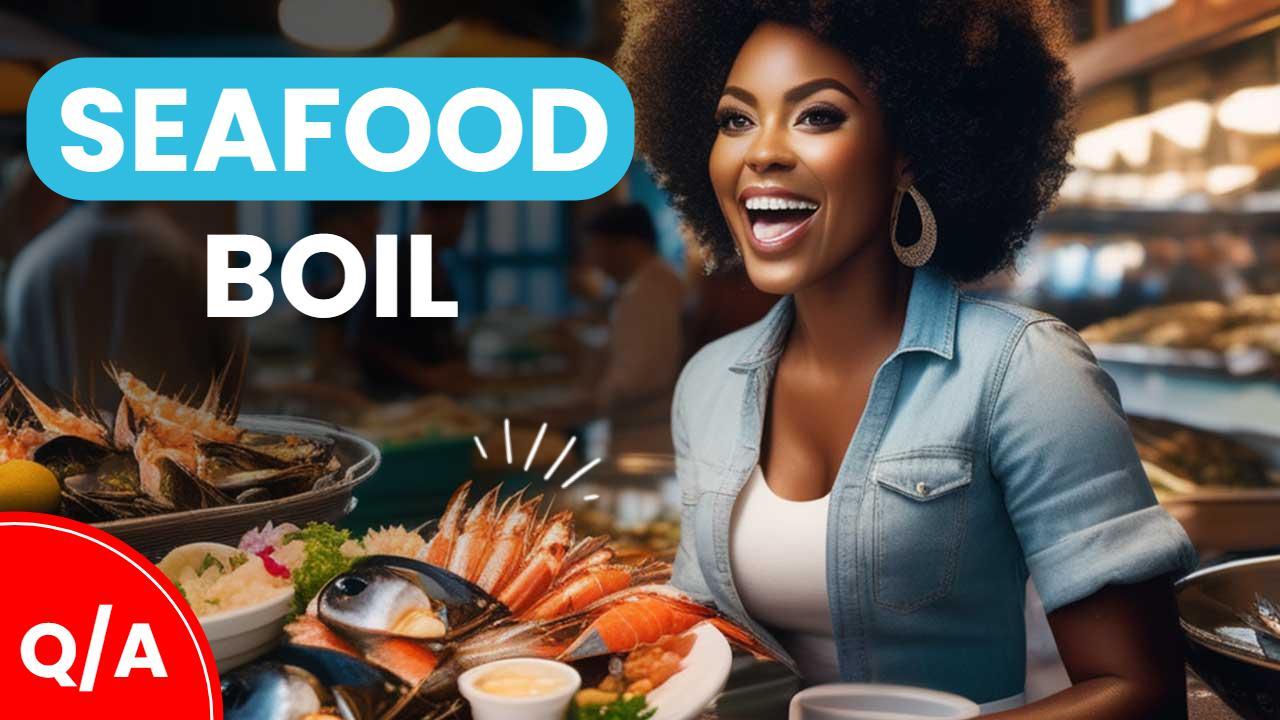 Seafood Boil Feast Culinary Experience YouTube Thumbnail Template