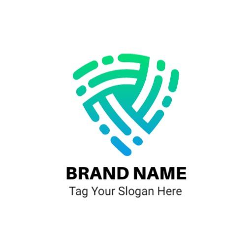Secure and Modern Shield Design Enhancing Security Solutions Logo Template
