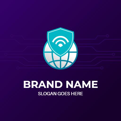 Secure Connectivity with Modern VPN Technology Logo Template
