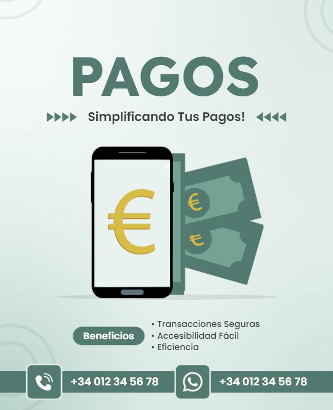 Secure Mobile Payments Advertising Flyer Template