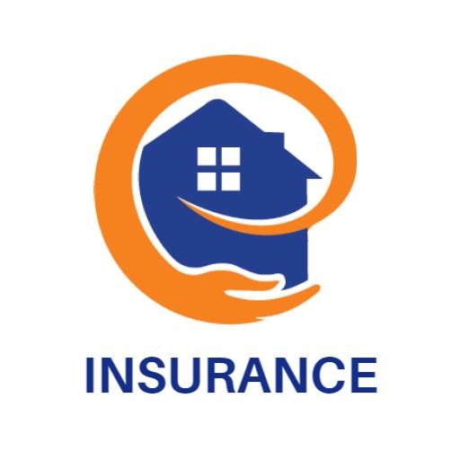 Secure Your Home with Professional Insurance Coverage Logo Template