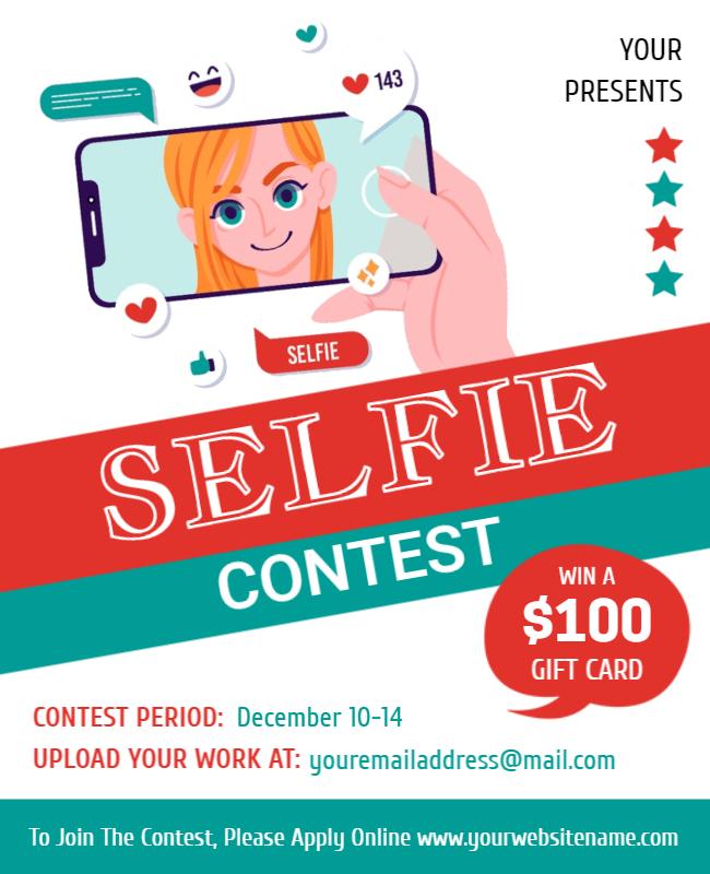 Selfie Contest Flyer Template