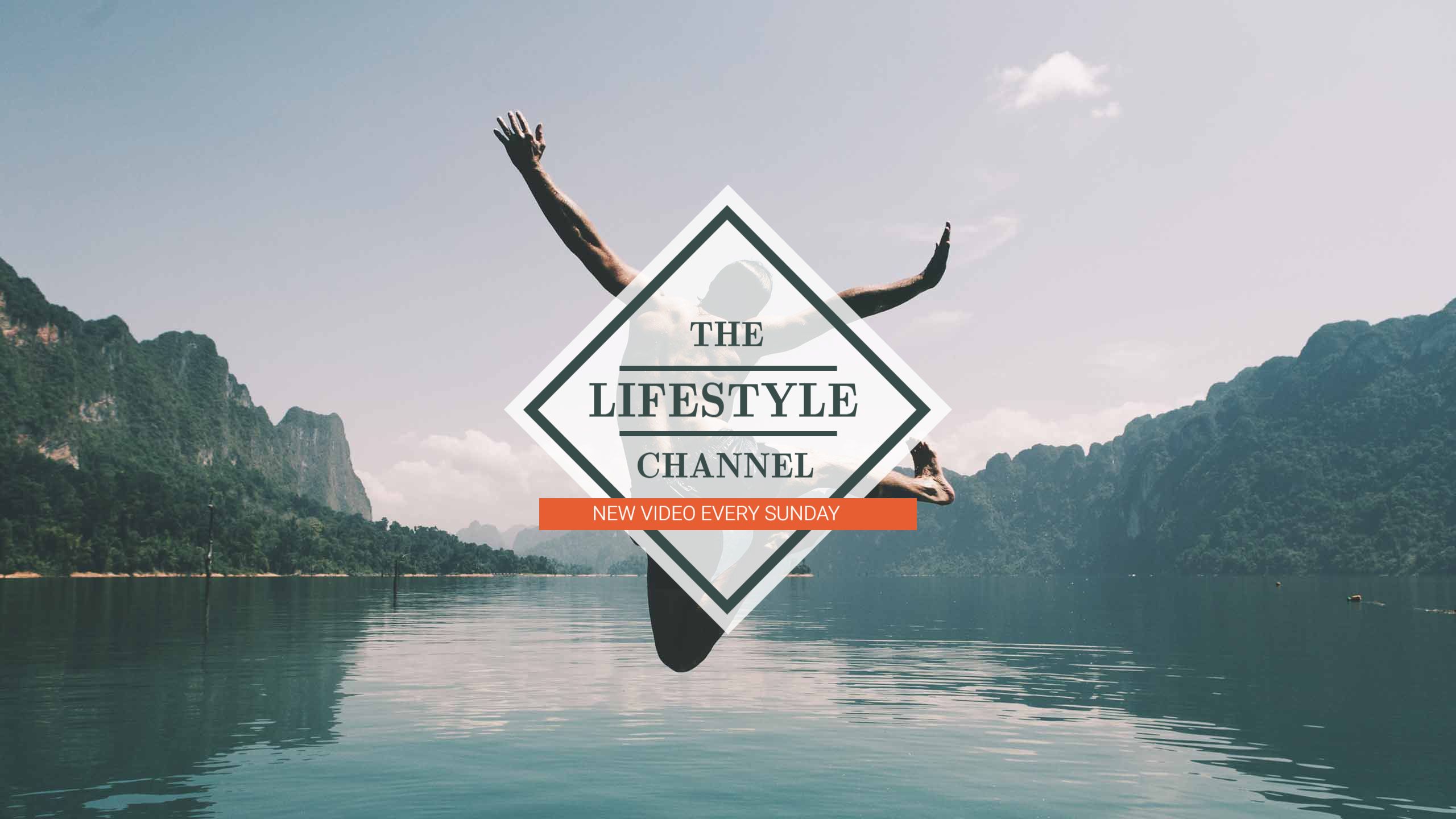 Serene Natural Landscape Background for Lifestyle YouTube Banner Template