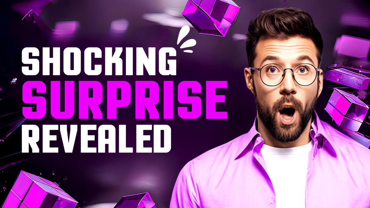 Shocking Surprise Reveal Trending YouTube Thumbnail Template