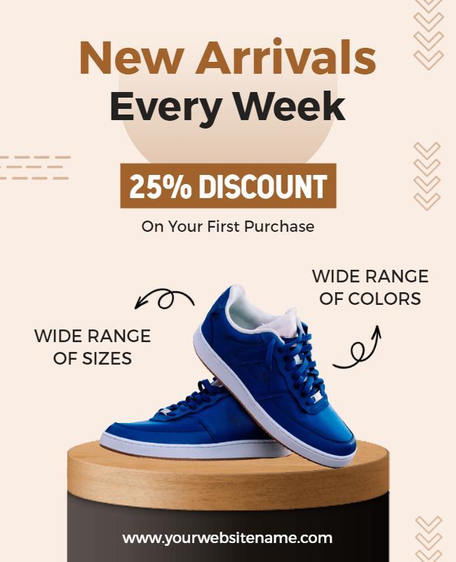 Shoe Store Discount Promotion Flyer Template