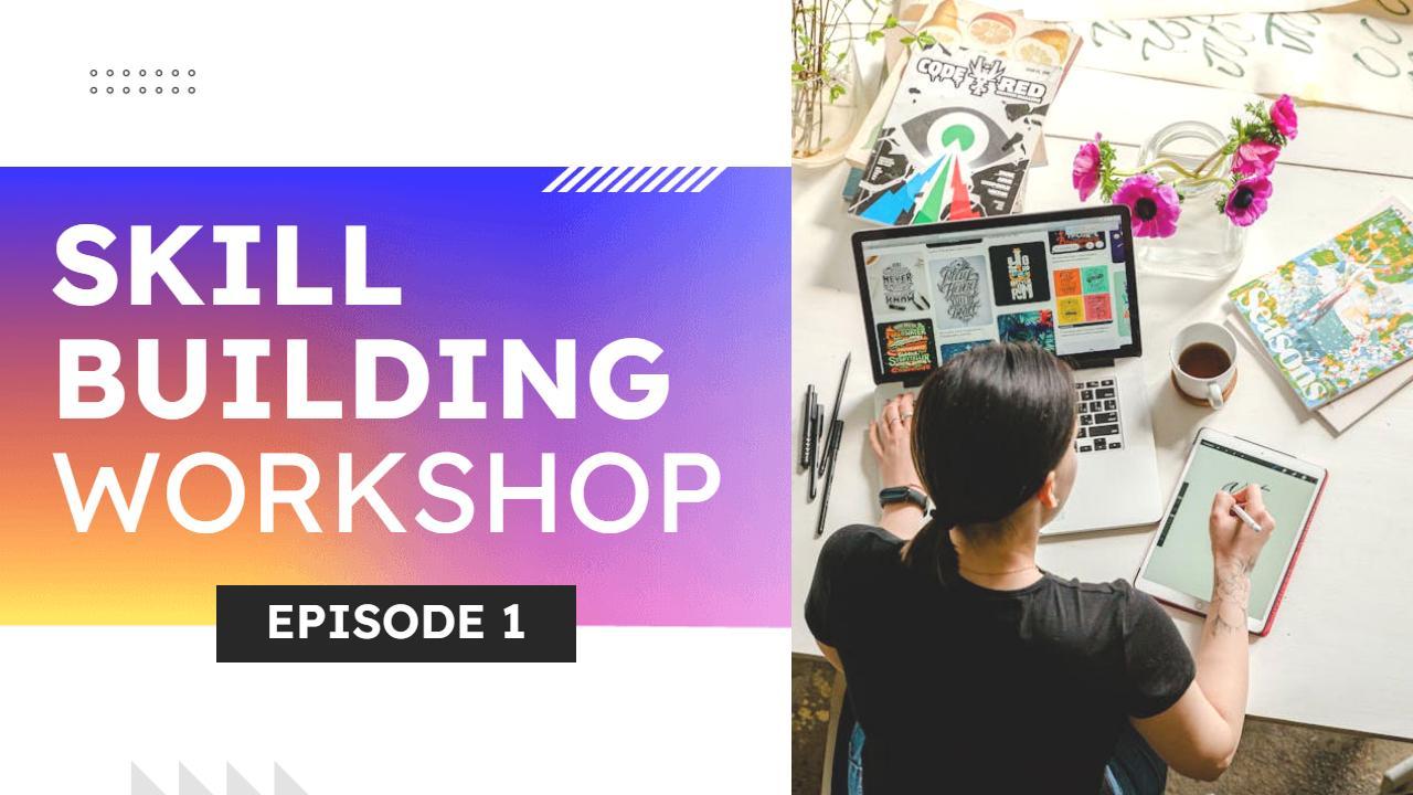Skill Building Workshop Artistry Trending YouTube Thumbnail Template