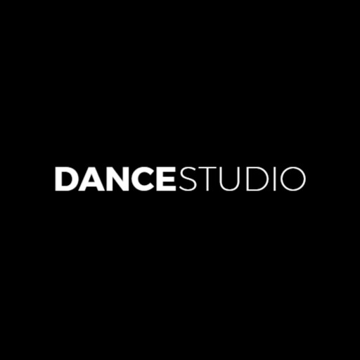 Sleek Black and White Typography for Dance Studio Logo Template