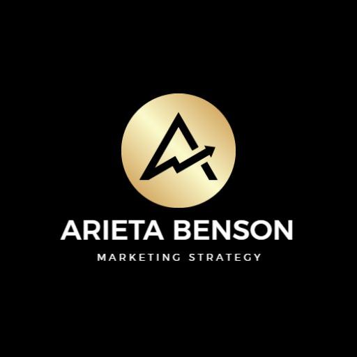 Sleek Gold and Black Design Showcasing Effective Marketing Logo Template