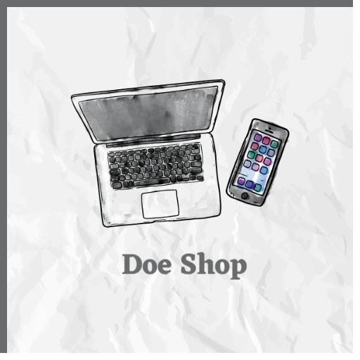 Sleek Gray and White Watercolor Laptop and Phone Logo Template