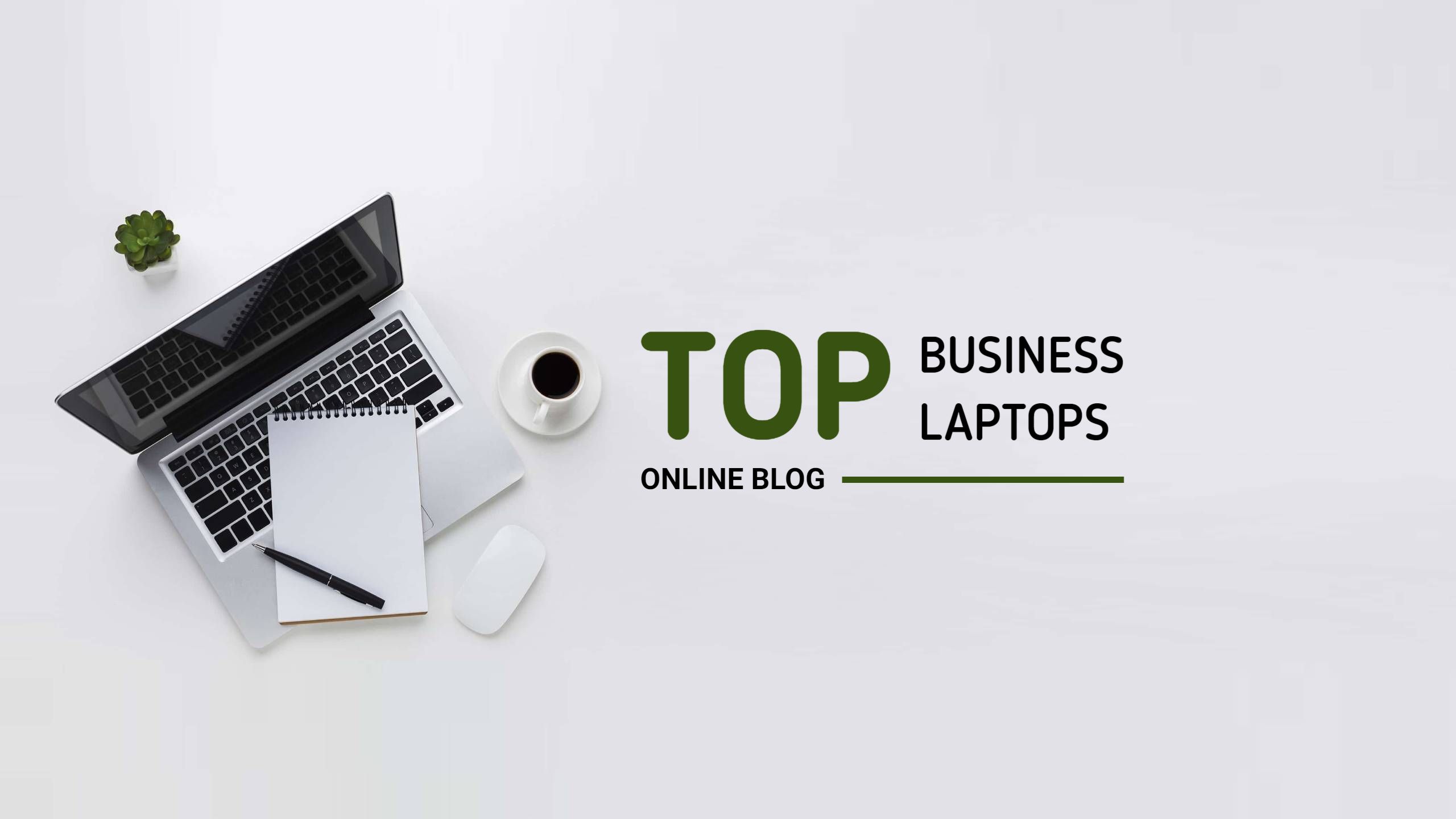 Sleek Laptop and Coffee on Minimalist Desk YouTube Banner Template