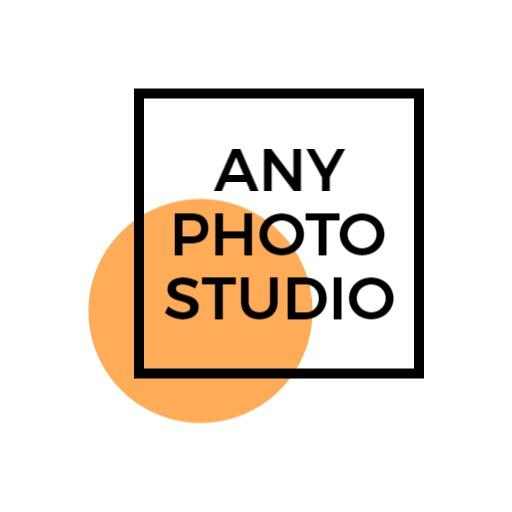 Sleek Minimalist Design with Bold Text for Photo Studio Logo Template