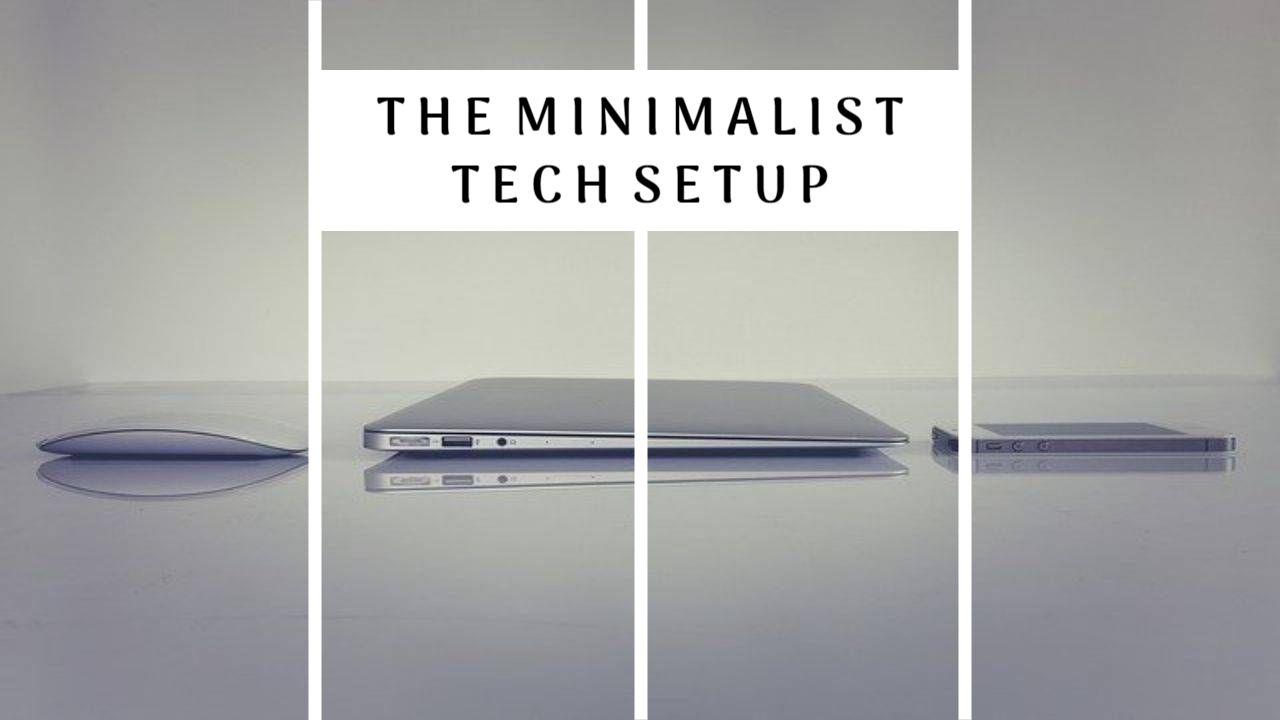 Sleek Minimalist Workspace Setup Technology YouTube Thumbnail Template