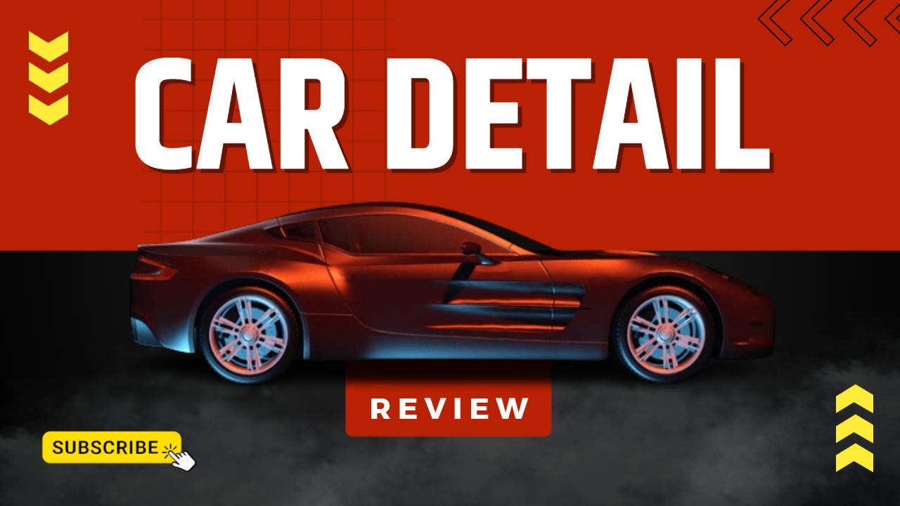 Sleek Modern Car Detail Review YouTube Thumbnail Template