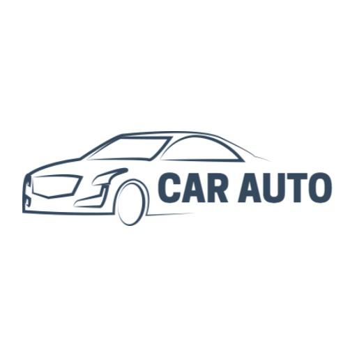 Sleek Outline of a Car Representing Garage Services Logo Template