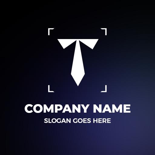 Sleek White T Letter Design with Professional Minimalism Logo Template