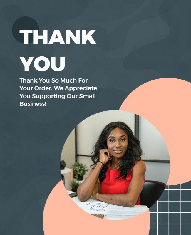 Small Business Appreciation Thank You Flyer Template