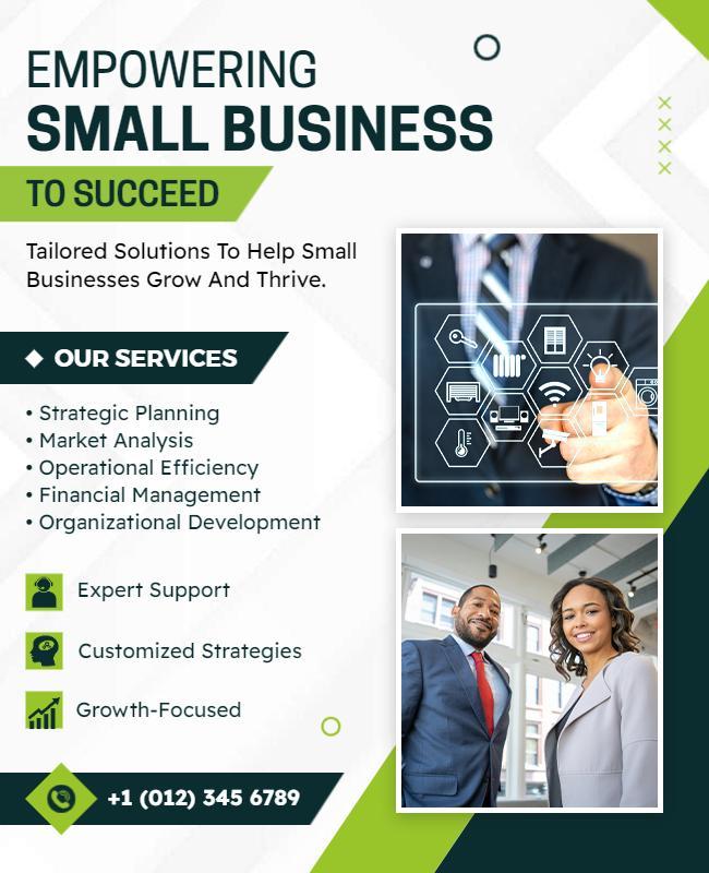 Small Business Growth Services Flyer Template