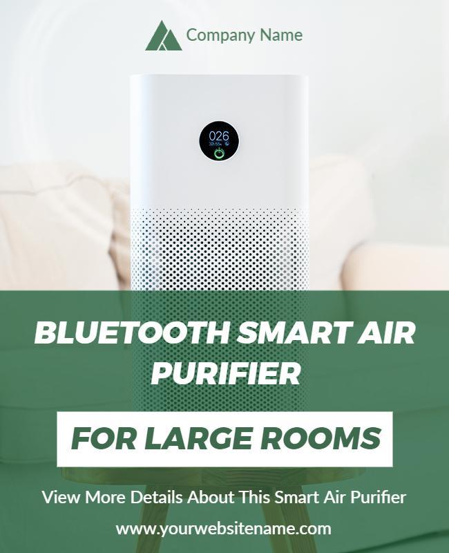 Smart Air Purifier Promotion Flyer Template