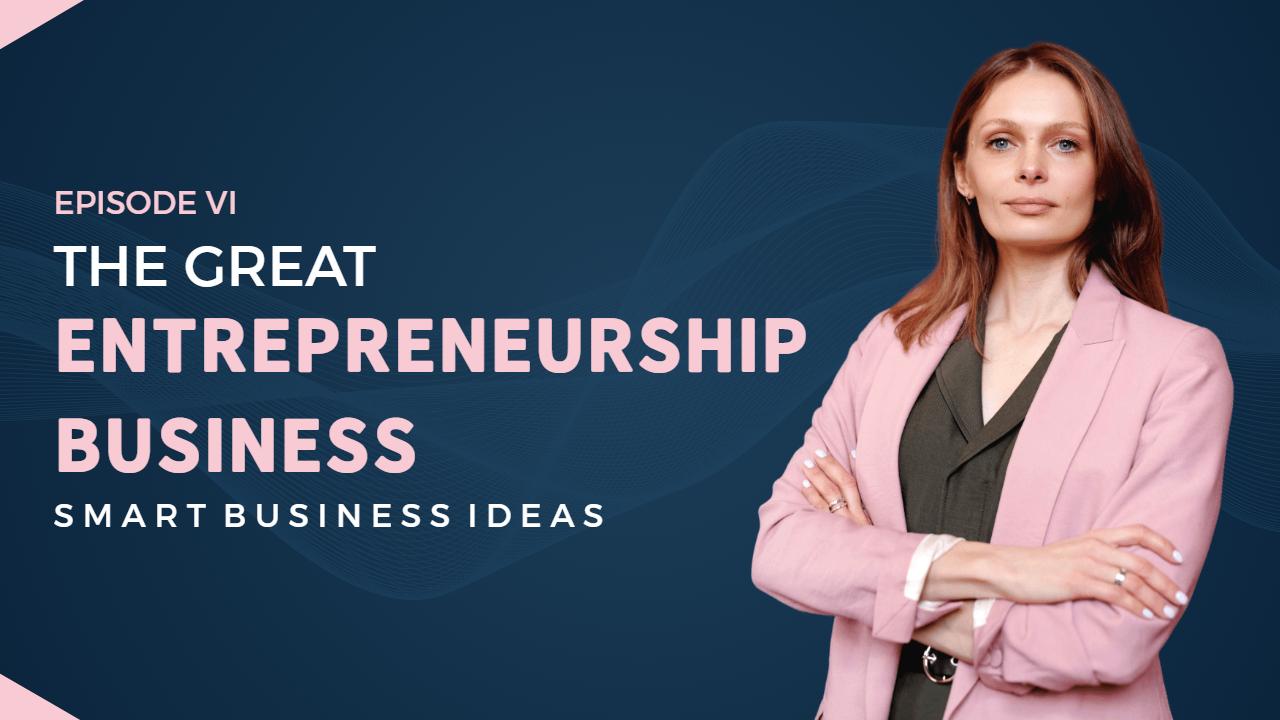 Smart Business Ideas Entrepreneurship YouTube Thumbnail Template