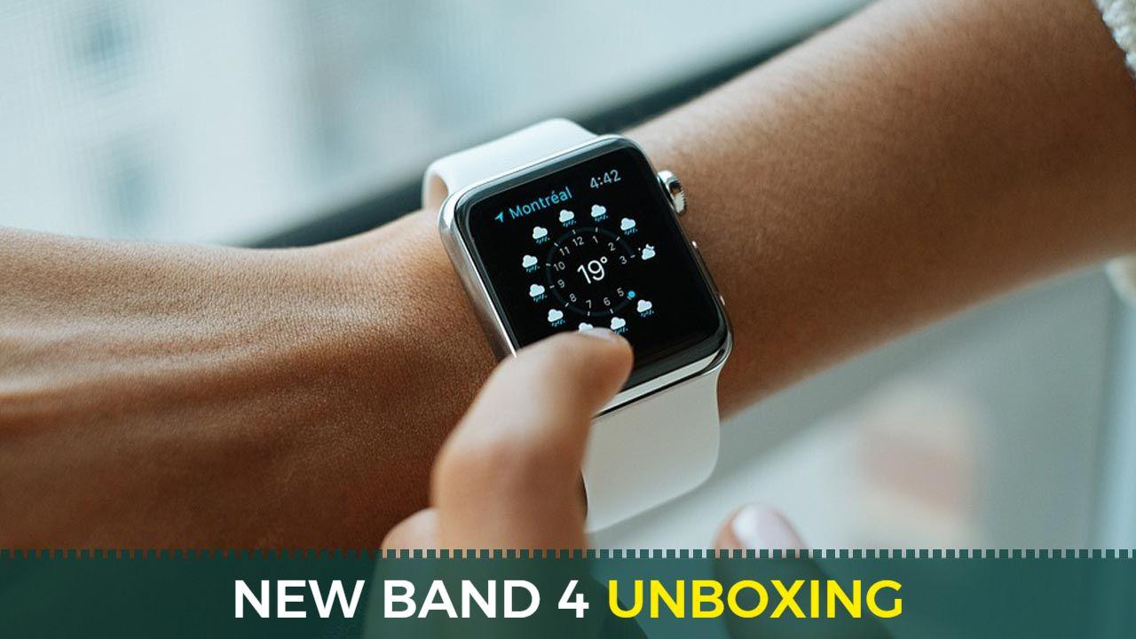 Smartwatch New Band 4 Unboxing Review Technology YouTube Thumbnail Template