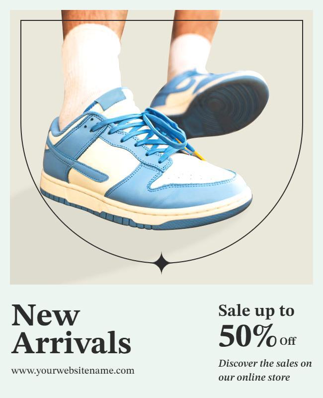 Sneaker Sale Promotion Flyer Template