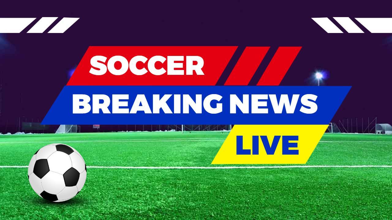Soccer Breaking News Live Update YouTube Thumbnail Template