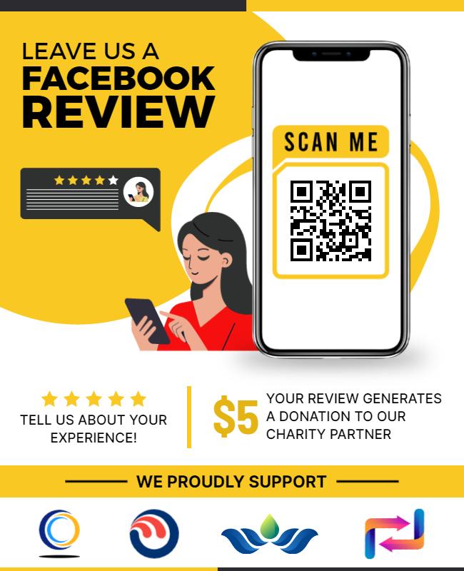 Social Media Charity Support Flyer Template