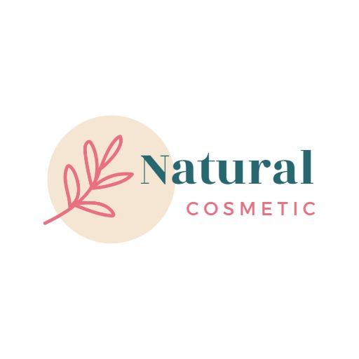 Soft Natural Colors Highlighting Eco-Friendly Cosmetic Logo Template