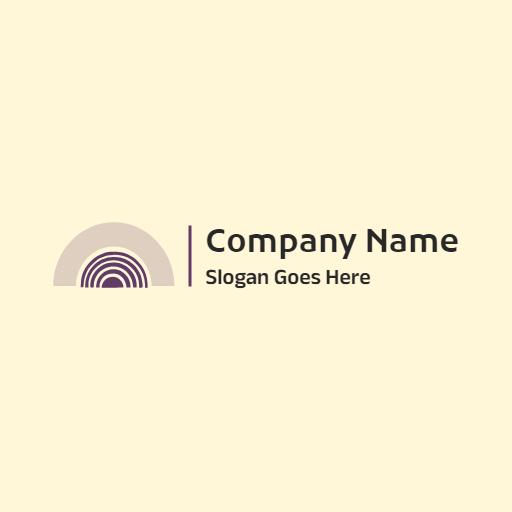 Soft Neutral Background with Elegant Company Logo Template