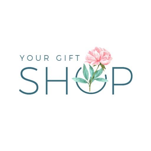 Soft Pink Floral Design Highlighting Gift Florist Logo Template