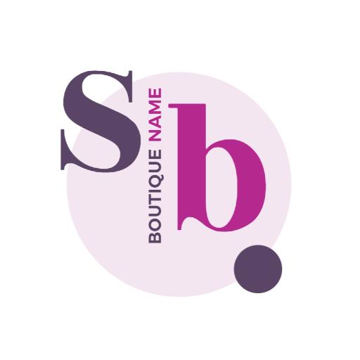 Sophisticated Circular Monogram with Boutique Branding Logo Template